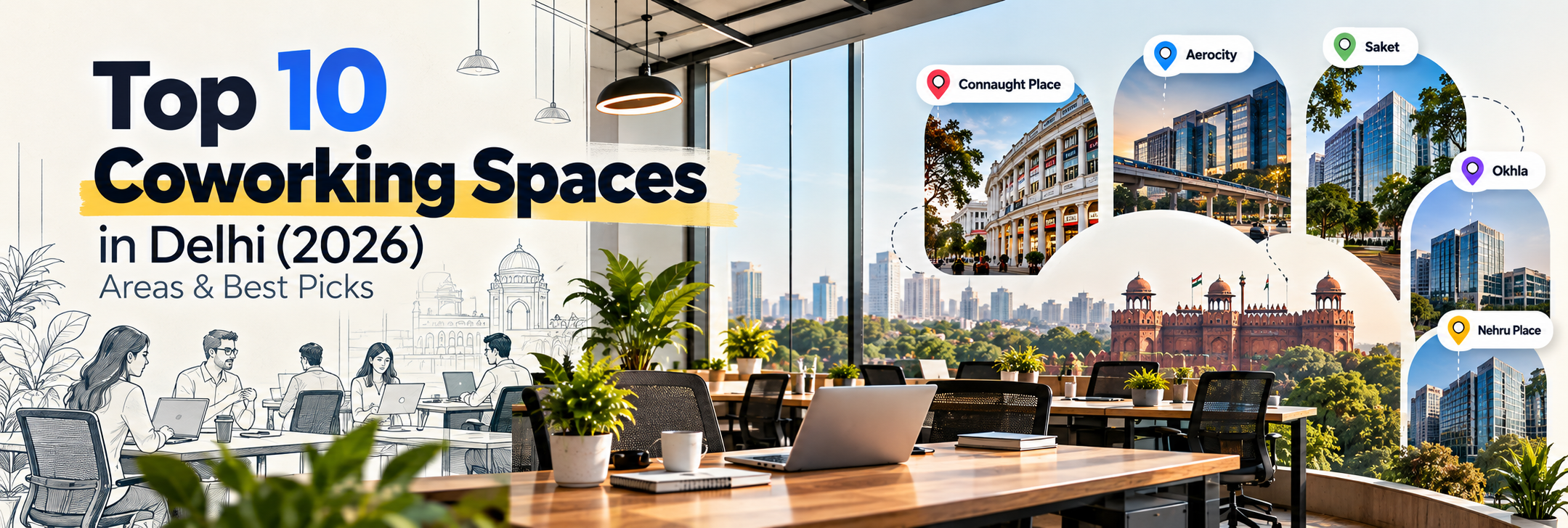 Top 10 Coworking Spaces in Delhi (2026): Areas & Best Picks